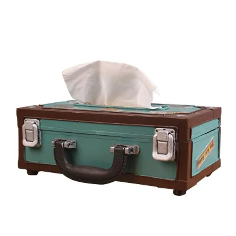 🎁Retro-Radio-Form Taschentuchbox – Papiertuch- & Serviettenhalter für Zuhause, Bar, Büro