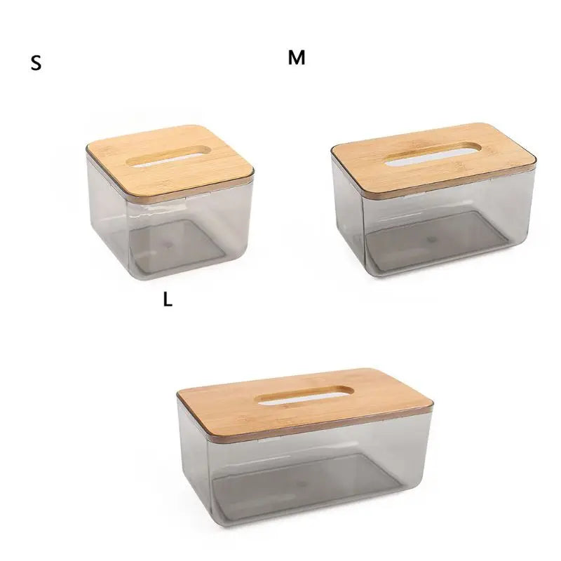 Toilettenpapierbox mit Holzabdeckung – Bambus- & Plastikhalter 🌿🌿