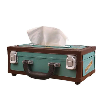 🎁Retro-Radio-Form Taschentuchbox – Papiertuch- & Serviettenhalter für Zuhause, Bar, Büro